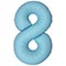 1207-6330 Ф ЦИФРА 8  40" SLIM Matte Baby Blue