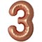 1207-6343 Ф ЦИФРА 3  40" SLIM Bronze