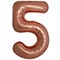 1207-6345 Ф ЦИФРА 5  40" SLIM Bronze