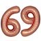 1207-6346 Ф ЦИФРА 6/9  40" SLIM Bronze