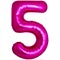1207-6354 Ф ЦИФРА 5  40" SLIM Fuchsia