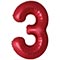 1207-6371 Ф ЦИФРА 3  40" SLIM Red
