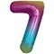 1207-6411 Ф ЦИФРА 7  40" SLIM Градиент