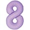 1207-6445 Ф ЦИФРА 8  40" SLIM Matte Lavanda