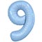 1207-6490 Р ЦИФРА 9  40" Небесный