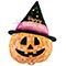 1207-6501 Б ФИГУРА HAPPY HALLOWEEN Тыква в колпаке