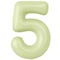 1207-6572 Р ЦИФРА 5  40" Пыльный лайм