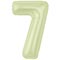1207-6574 Р ЦИФРА 7  40" Пыльный лайм