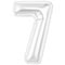 1207-6594 Р ЦИФРА 7  40" Белый блеск