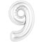 1207-6596 Р ЦИФРА 9  40" Белый блеск