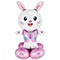 1208-0856 К ФИГУРА AIR Заяц жилетка розовая