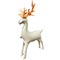1208-0938 К ФИГУРА AIR 3D Олень крем золотые рога