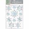 1501-4003 Наклейка н/окно Снежинки фольгир 11шт/A