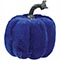 1501-5504 Фигура Тыква вельвет синяя 15,9х17,8см/А