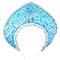 1501-6865 Кокошник-Ободок Узоры голубой/G