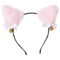 1501-6950 Ободок светящ Ушки кошки аниме розовые/G