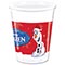 1502-1919 Стакан пласт Олаф новый год 200мл 8шт/Р