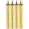 1502-6510 Свеча-Фонтан д/торта 12см 40сек 4шт Gold