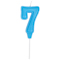 1502-6661 Свеча -цифра "7" Праздник голуб паст 6см