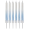1502-6731 Свечи Градиент бел/голуб перлам 8см 6штG