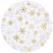 1502-6751 Тарелка Снежинки 23см 6шт/G