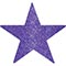 1505-1541 Баннер Звезда Purple фолг 13см 5шт/А