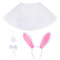 1508-0725 Костюм карнав детский Кролик белый/G