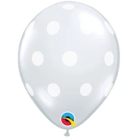 1103-0925 Шелк 05" Polka Dots Diam Clear/Q