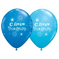 1103-1469 Шелк 11" С ДР Искры DrkBlue RobEggBlue/Q