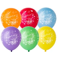 1103-1750 Шелкография 12" Поздравляю Бабочки/Е