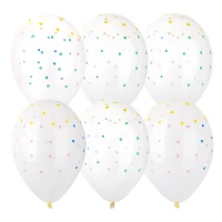1103-2135 Шелкография 14" крист Горошек мал мнцв/И