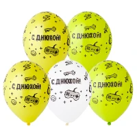 1103-2567 Шелкография пастель 14" С Днюхой Геймер