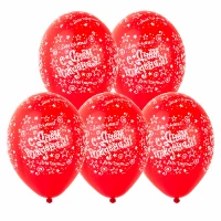 1103-2856 Шелкография пастель 14" С ДР Звезды крас