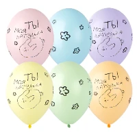 1103-3011 Шелкография пастель 14" Ты моя Лапулька