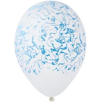 1103-3023 Шелкография 14" паст Бел/Marble   гол/Ит
