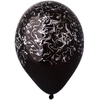 1103-3031 Шелкография 14" паст Черн/ Marble  сер/И