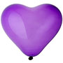 1105-0028 Сердце 10"  Кристалл Фиолетовое /Ит