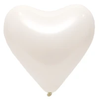 1105-0340 Э 12" Сердце/100 Стандарт Frosty White