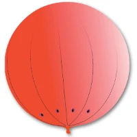 1109-0309 Гигант сфера 2,9 м красный/G