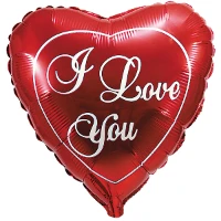 1202-0405 Ф 18" ILY Красное сердце/FM