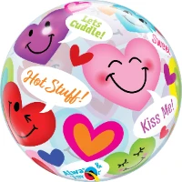 1202-3179 П BUBBLE 22" ILY Сердца смайлы