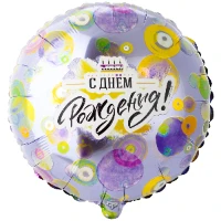 1202-3222 К 18" РУС ДР Круги разноцветные
