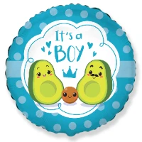 1202-3236 Ф 18" IT'S A BOY Авокадо/FM
