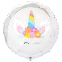 1202-3239 А 18" Единорог спящий переливы S55