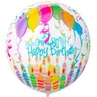 1202-3306 К BUBBLE СФЕРА 18" HB Шары и свечи