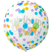 1202-3307 К BUBBLE СФЕРА 18" WELCOME BABY
