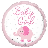 1202-3572 А 18" BABY GIRL Слоник розовый S40