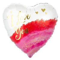 1202-3673 А 18" ILY Акварель Red White S40