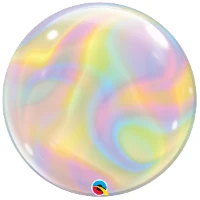 1202-3711 П BUBBLE 22" Узор радужный пастель/Q