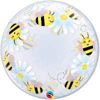 1202-3785 П BUBBLE DECO 24" Ромашки и Пчелки